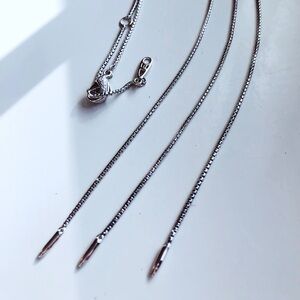 Adriana‎ Orsini Sterling Silver drop necklace